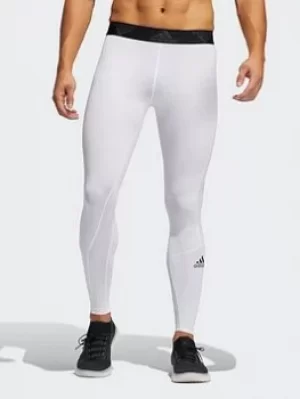 Image of adidas Techfit Long Tights, Grey Size M Men