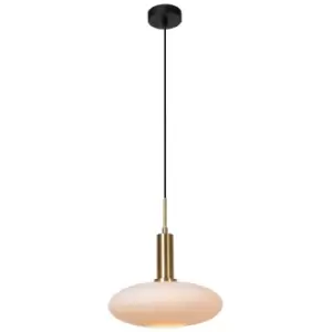 Image of Lucide Singala Modern Pendant light - Ø30cm - 1xE27 - Matt Gold / Brass