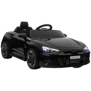 Image of HOMCOM Audi Licensed 12V Kids Electric Ride-On, with Remote Control, Suspension System, Lights, Music, Motor - Black