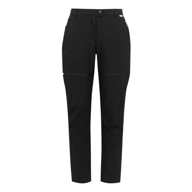 Image of Womens zip off Trousers Regatta Mountain Noir Female 48