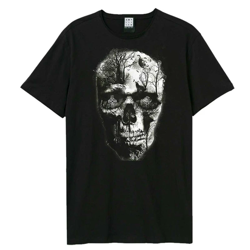 Image of Amplified Amplified Men Shadows Graveyard T-Shirt in Black Size: X-Small Black XS Male 5063852065752