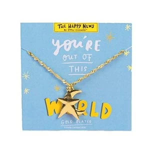 Image of Gold Look Necklace - You're Out Of This World (Pack of 4)