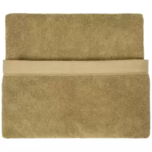 Image of Drift Home Abode Eco-Friendly Cotton Rich 600gsm Hand Towel, Khaki