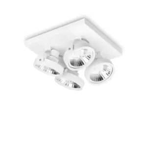 Image of KONIG 4 Light Ceiling Spotlight Clusters White