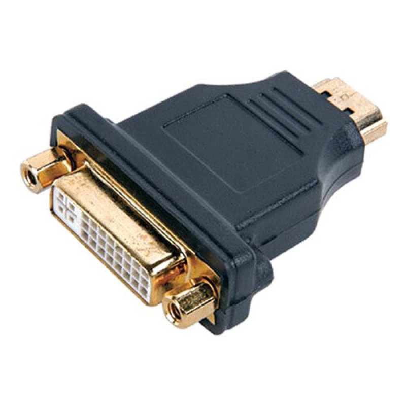 Image of Cablenet Cablenet HDMI 1.4b Male - DVI-D Female Black Adaptor HDMIS343