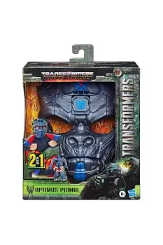 Image of Transformers 2-in-1 Optimus Primal Mask - Black
