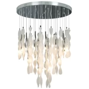Image of Papardell Cluster Pendant Ceiling Light Chrome