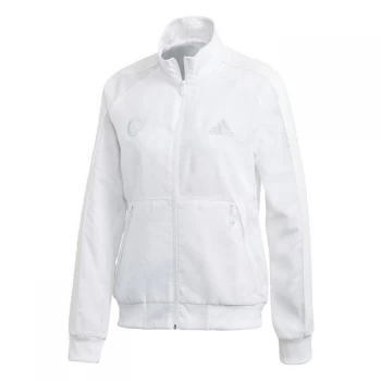 Image of adidas Tennis Uniforia Jacket female - White / Reflective Silver / Da