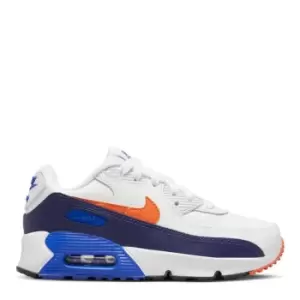 Image of Nike Air Max 90 Little Kids Shoes - White