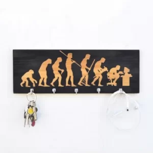 Image of LAZ044 Multicolor Decorative Wooden Wall Accessory