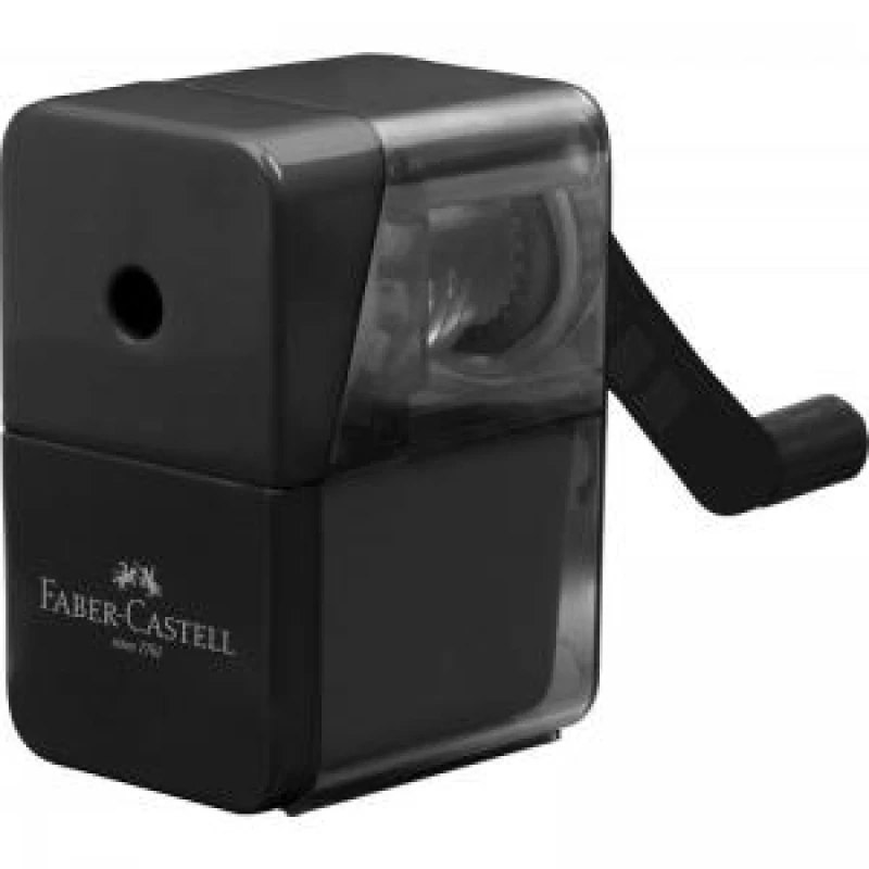 Image of Faber-Castell Faber-Castell 180984 pencil sharpener Manual pencil sharpener Black 180984