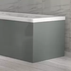 Image of 800mm Light Grey End Bath Panel - Pendle