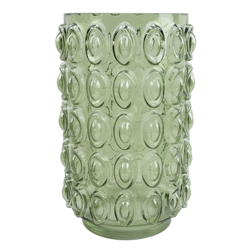 Image of Leaf 30cm Green Retro Bubble Vase Large Green unisex