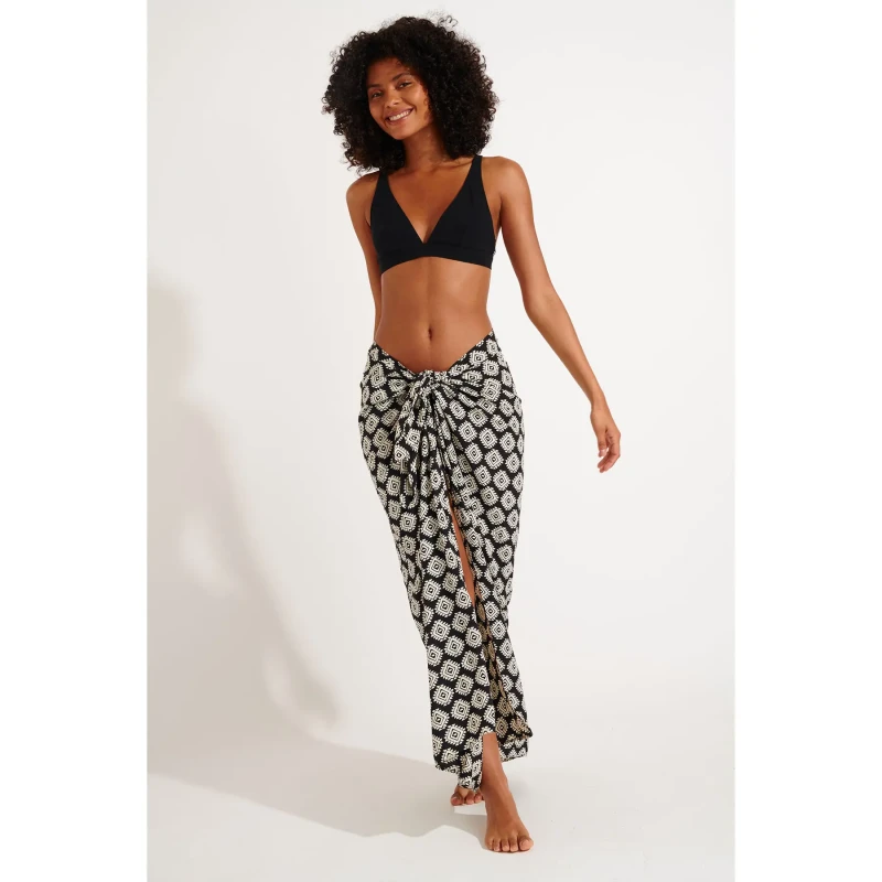 Image of banana moon Womens sarong Banana Moon Paco Sarong Noir Female TU