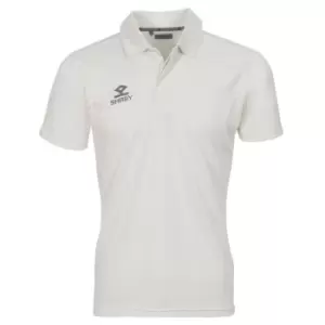Image of Shrey Performance Playing Shirt S/S Junior - White