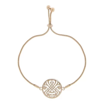 Image of Biba BIBA Logo Disk Bracelet - Gold