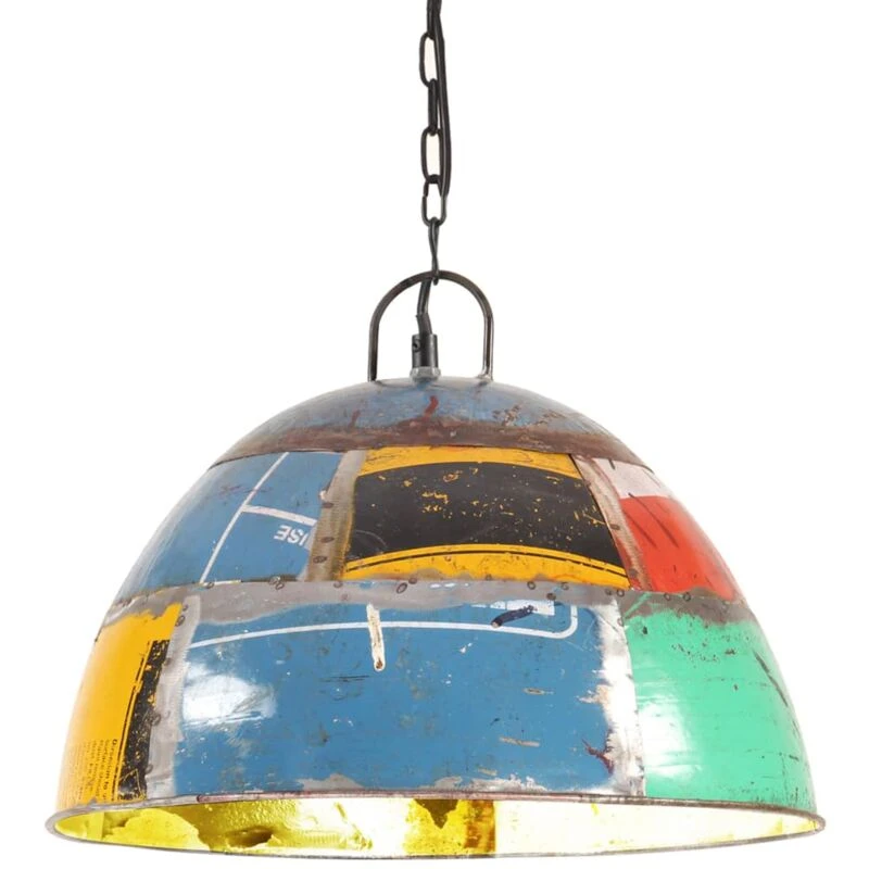 Image of VIDAXL Industrial Vintage Hanging Lamp 25 W Multicolour Round 41cm E27 vidaXL 8720286024294