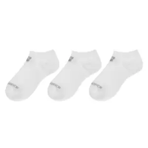 Image of New Balance 3 Pack Low Cut Socks Juniors - White