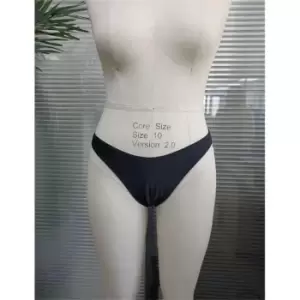 Image of Missguided Super High Leg Bikini Bottom - Black