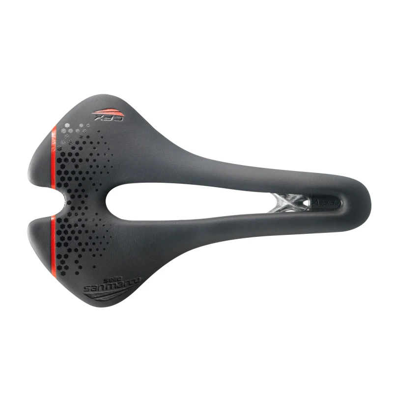 Image of Selle San Marco Aspide Short Carbon FX Saddle Black male WIDE (L3)