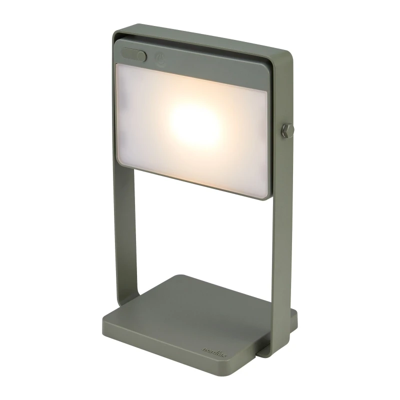 Image of Nordlux Modern Outdoor Table Battery Light Green Aluminium SolarLed 25, 000jhrs - Battery, IP44 Green Unisex