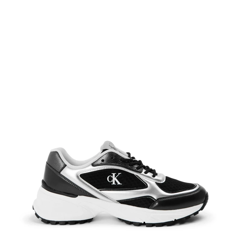 Image of Calvin Klein Womens CK L Hike Runner Chunky Trainers Chunky Trainers 4 (37) Black 27004903240