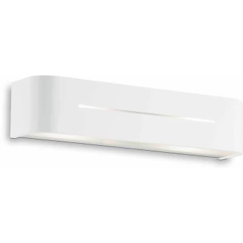 Image of Ideal Lux Posta - 2 Light Indoor Small Wall Light White, E14