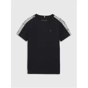 Image of Tommy Hilfiger TAPE TEE S/S - Blue