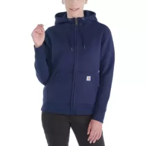 Image of Carhartt Womens 102788 Clarksburg Polycotton Full Zip Hoodie XS - Bust 33' (84cm)