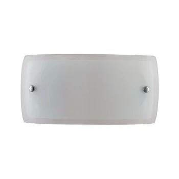 Image of Fan Europe Lighting - Fan Europe BOMBA 2 Light Flush Wall Light White 45x17cm