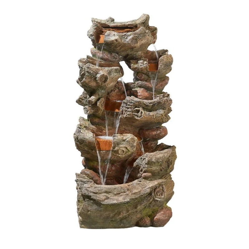 Image of Altico Garden Products Ltd Glengarry Water Feature - L53 x W72 x H150cm in Brown Brown Unisex