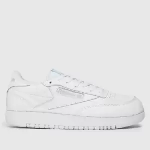 Image of Reebok White Club C Double Trainers