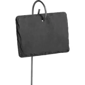 Image of Garden Slate Plant Labels & Chalk - Set of 10 M&W