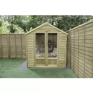 Image of Forest Garden Oakley 6 x 4ft Overlap Apex Summerhouse with Base & Assembly
