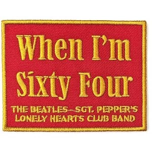 Image of The Beatles - When I'm Sixty Four Standard Patch
