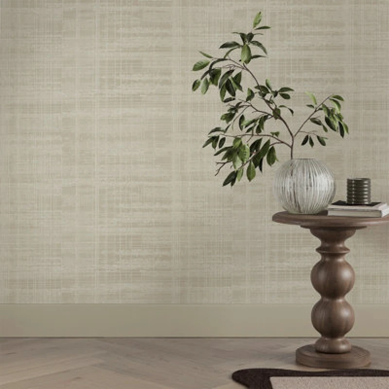Image of Boutique Lamont Weave Sand Wallpaper