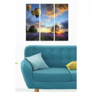 Image of MDF7129676 Multicolor Decorative MDF Painting (3 Pieces)