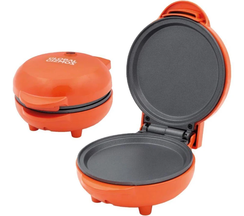 Image of GLOBAL GIZMOS 37639 Pancake Maker - Orange 5025301376390