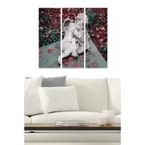 Image of MDF2886302 Multicolor Decorative MDF Painting (3 Pieces)