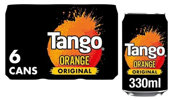 Image of Tango Orange 330ml Cans 6 Pack