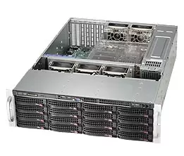 Image of Supermicro SC836BE1C-R1K23B Rack Black 1200 W