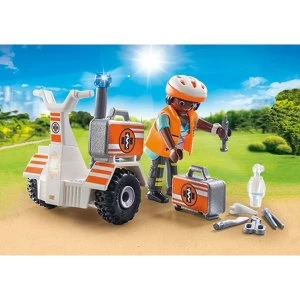 Image of Playmobil City Life Hospital Emergecy Balance Racer Playset