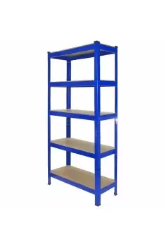 Image of T-Rax Heavy Duty Shelving Units, Blue, 75cm W, 30cm D