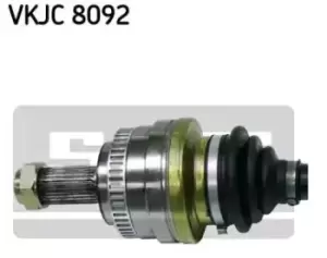 Image of SKF Drive shaft BMW VKJC 8092 33217533445,33217547075 CV axle,Half shaft,Driveshaft,Axle shaft,CV shaft,Drive axle