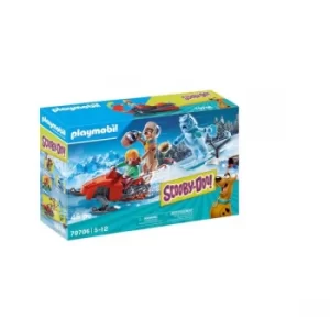 Image of Playmobil Scooby Doo Adventure with Snow Ghost Playset