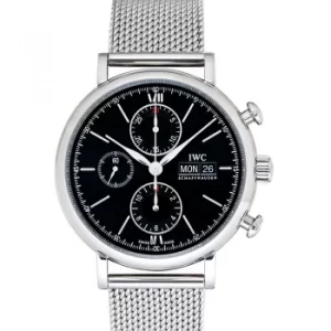 Image of Portfonio Chronograph Automatic Black Dial Mens Watch
