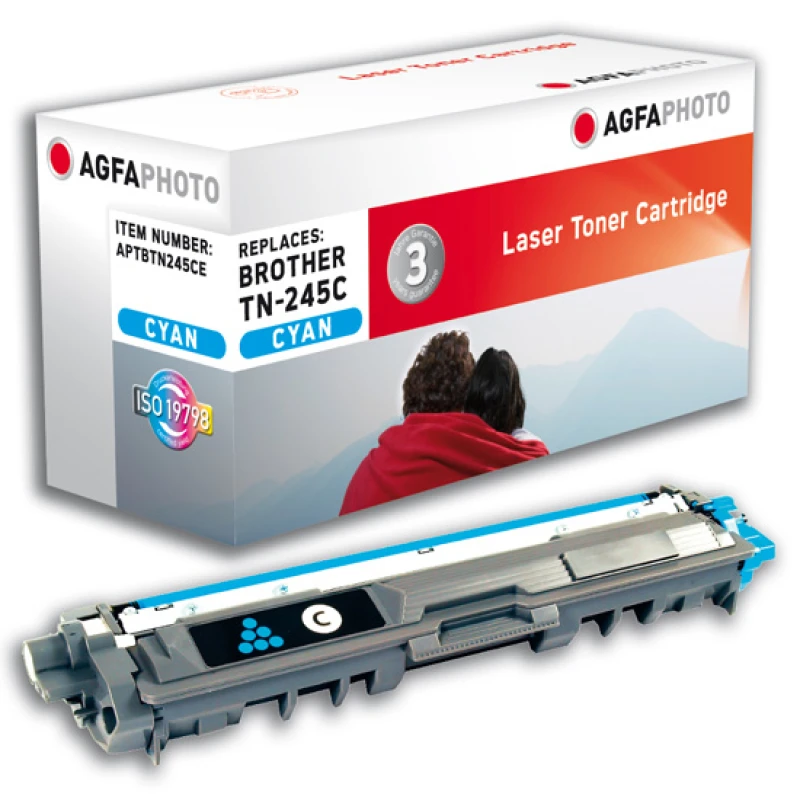 Image of AgfaPhoto APTBTN245CE toner cartridge Cyan