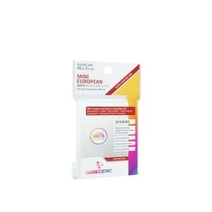 Image of Gamegenic MATTE Mini European Sized 46 x 71mm Board Game - 50 Sleeves