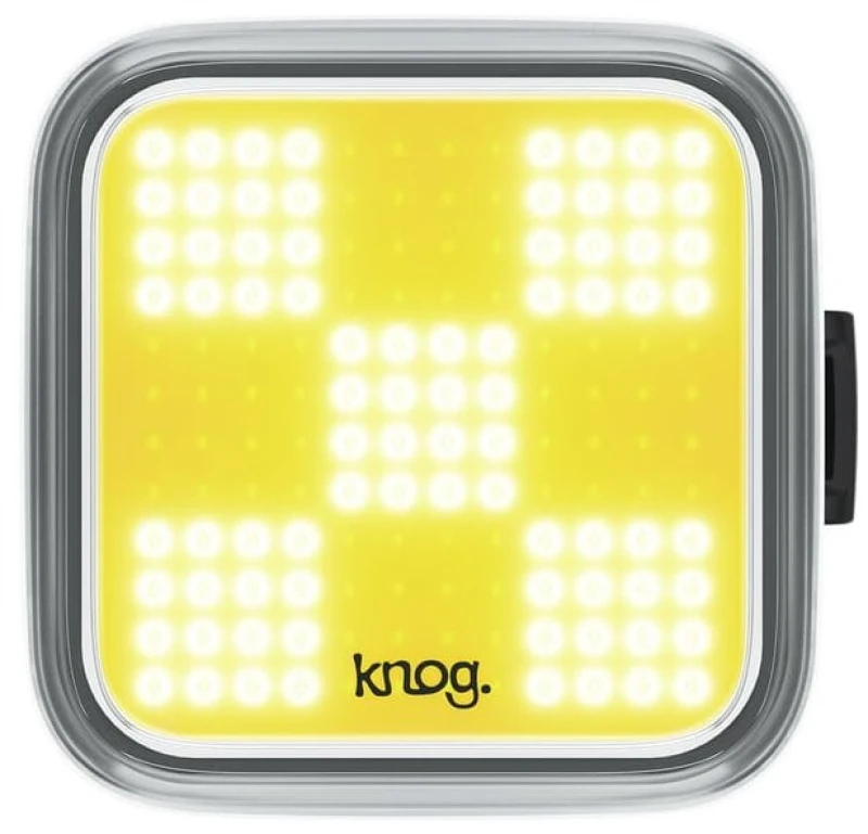 Image of Knog Blinder Rechargeable Front Bike Light FRONT GRID Black