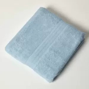 Image of HOMESCAPES Duck Egg Blue 100% Combed Egyptian Cotton Jumbo Towel 500 GSM - Duck Egg Blue